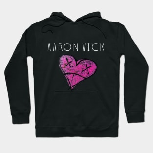 I 💜 AaronVick (White Font) Hoodie